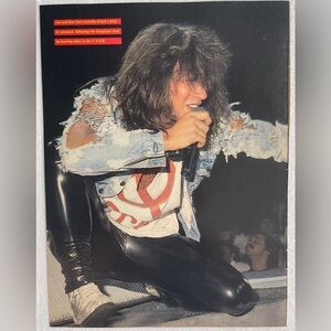Vintage Bon Jovi Jon Bon Jovi Circus Magazine Pinup
